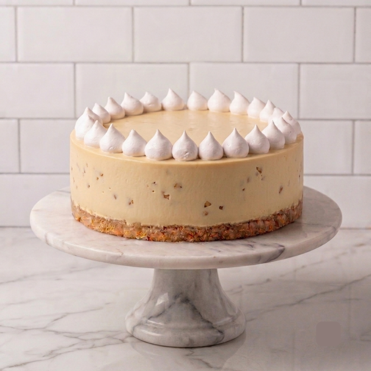 Cashew & Caramel Ice Cream Cake
