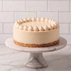 Caramel Popcorn Ice Cream Cake