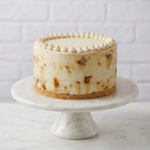 Honeycomb Cheesecake Ice Cream Cake