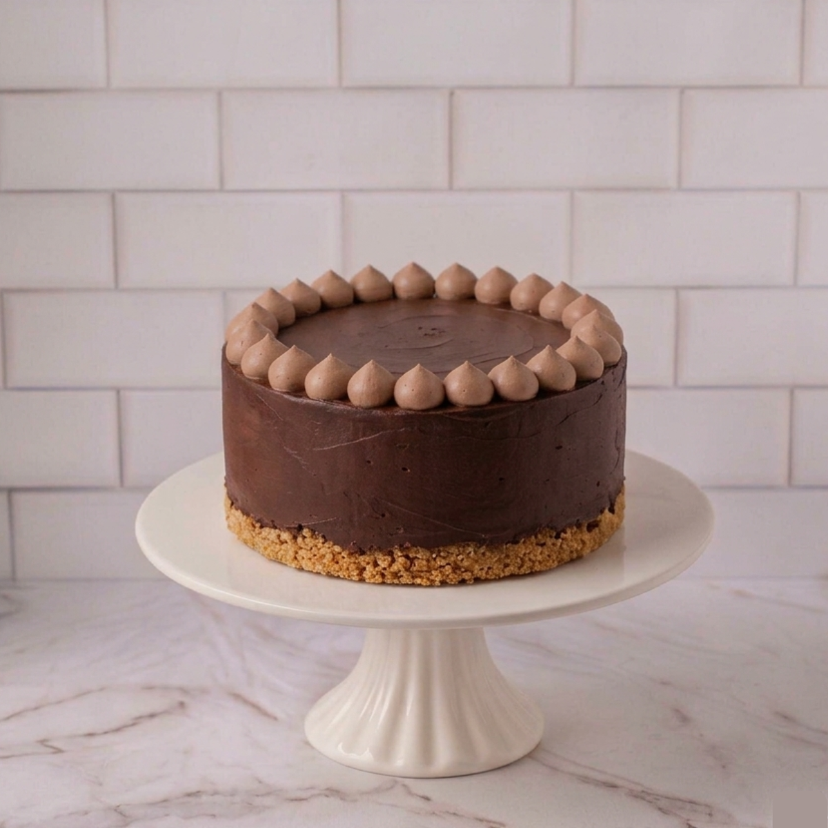 Triple Chocolate Ice Cream Cake
