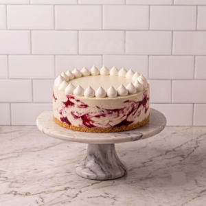 White Chocolate & Raspberry Ice Cream Cake