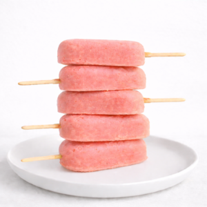 Watermelon Sorbet Popsicles