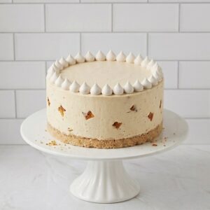 Crème Brûlée Ice Cream Cake