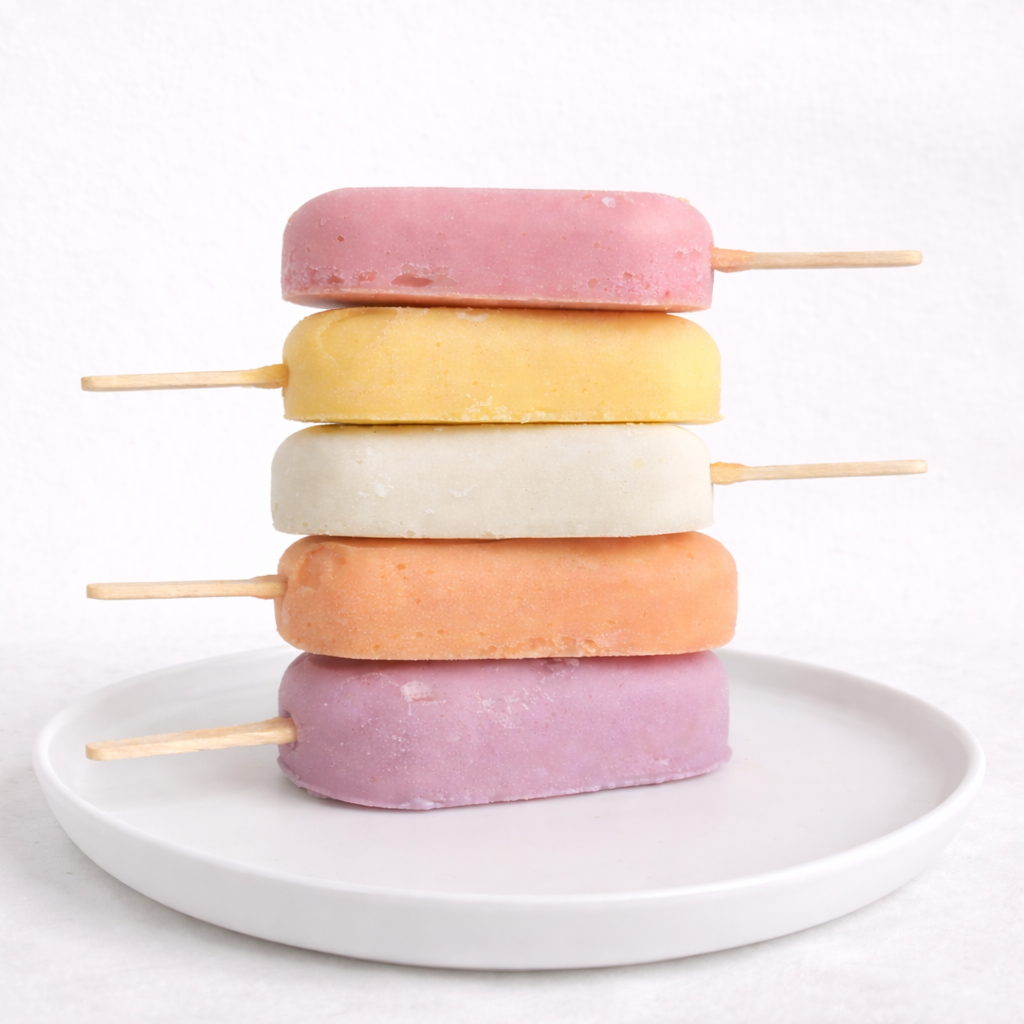 Mixed Sorbet Popsicles
