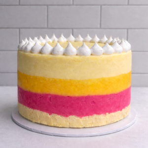 PL, Mango, Raspb Sorbet Cake